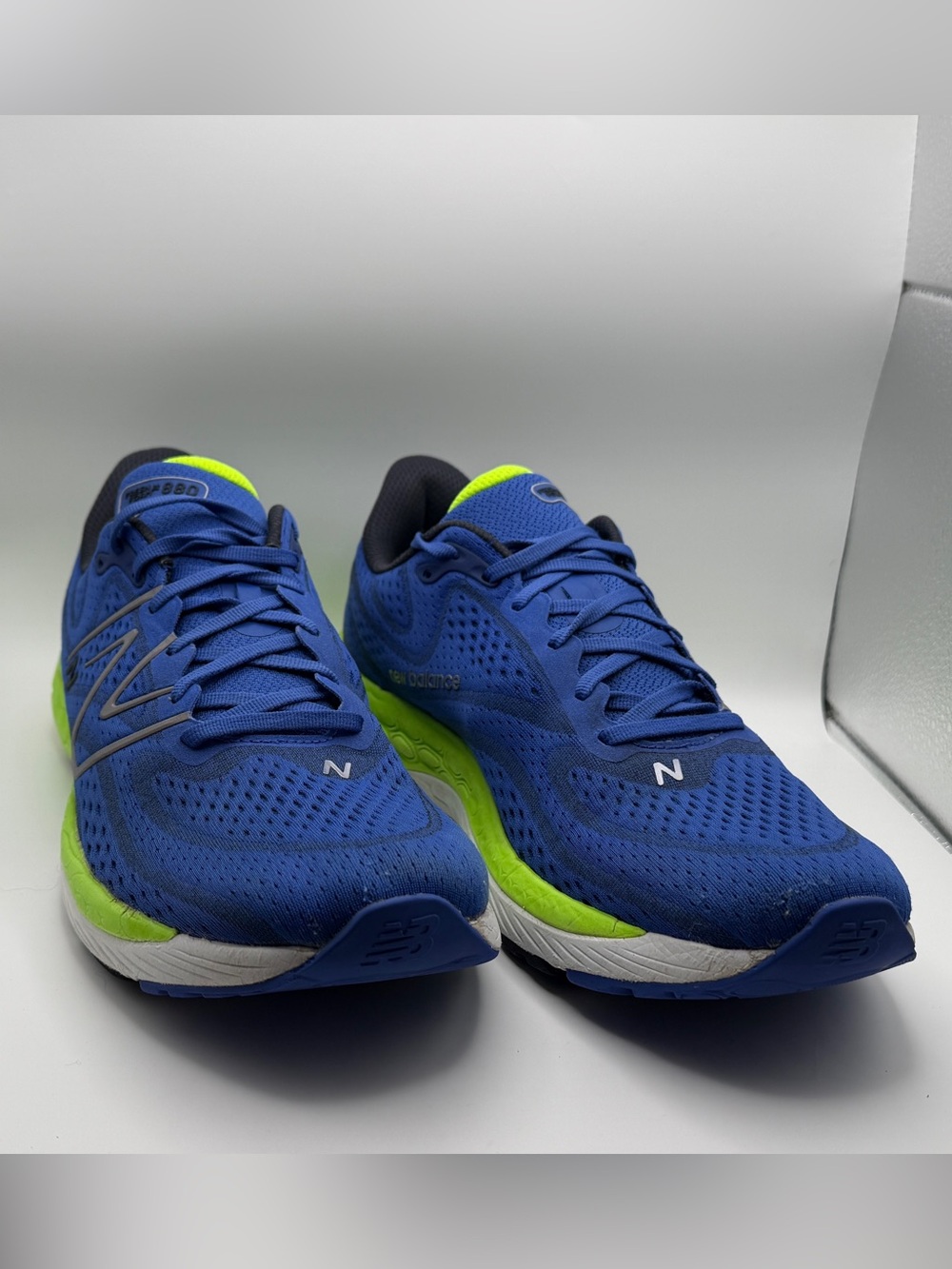 New Balance Blue & Lime Running Shoes